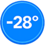 Drift till -28C